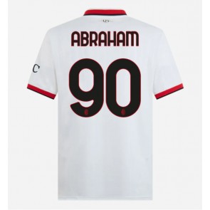 Billiga AC Milan Tammy Abraham #90 Bortatröja 2024-25 Kortärmad